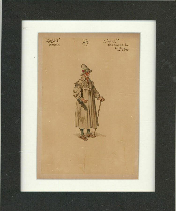 After William Charles Pitcher Ri (1858 1925)   C.1917 Watercolour, Yokel