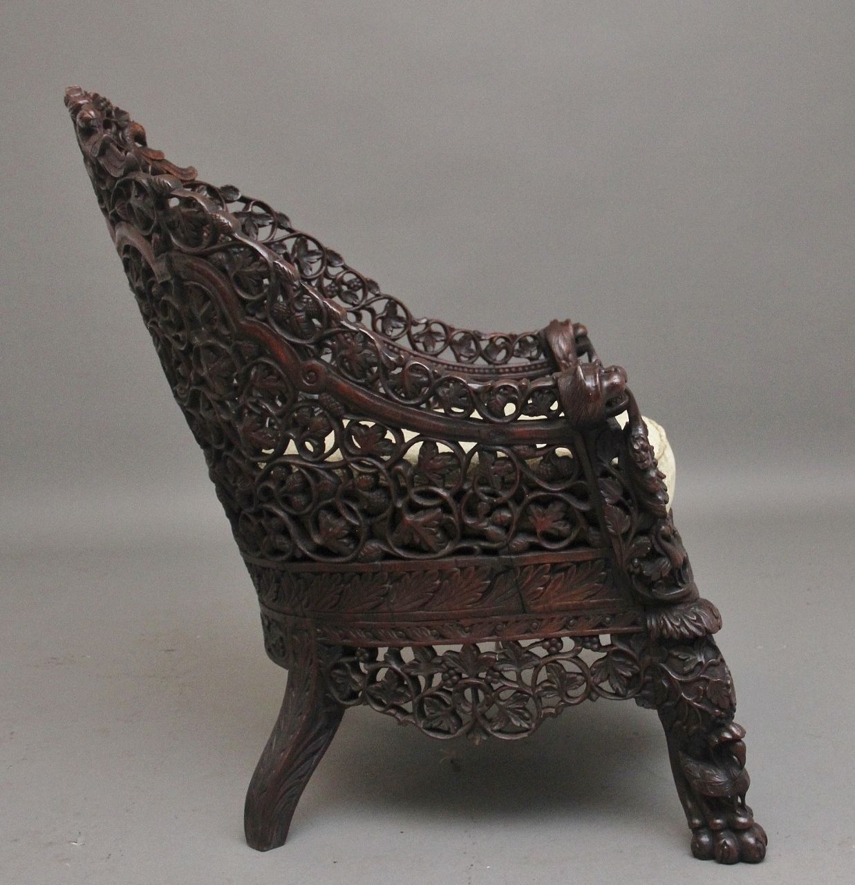 19th Century Anglo Indian Armchair photo for sale