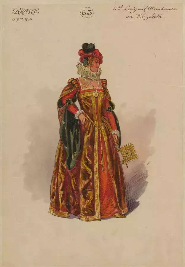 After William Charles Pitcher Ri (1858 1925)   C.1917 Watercolour, Queen's Maid photo for sale
