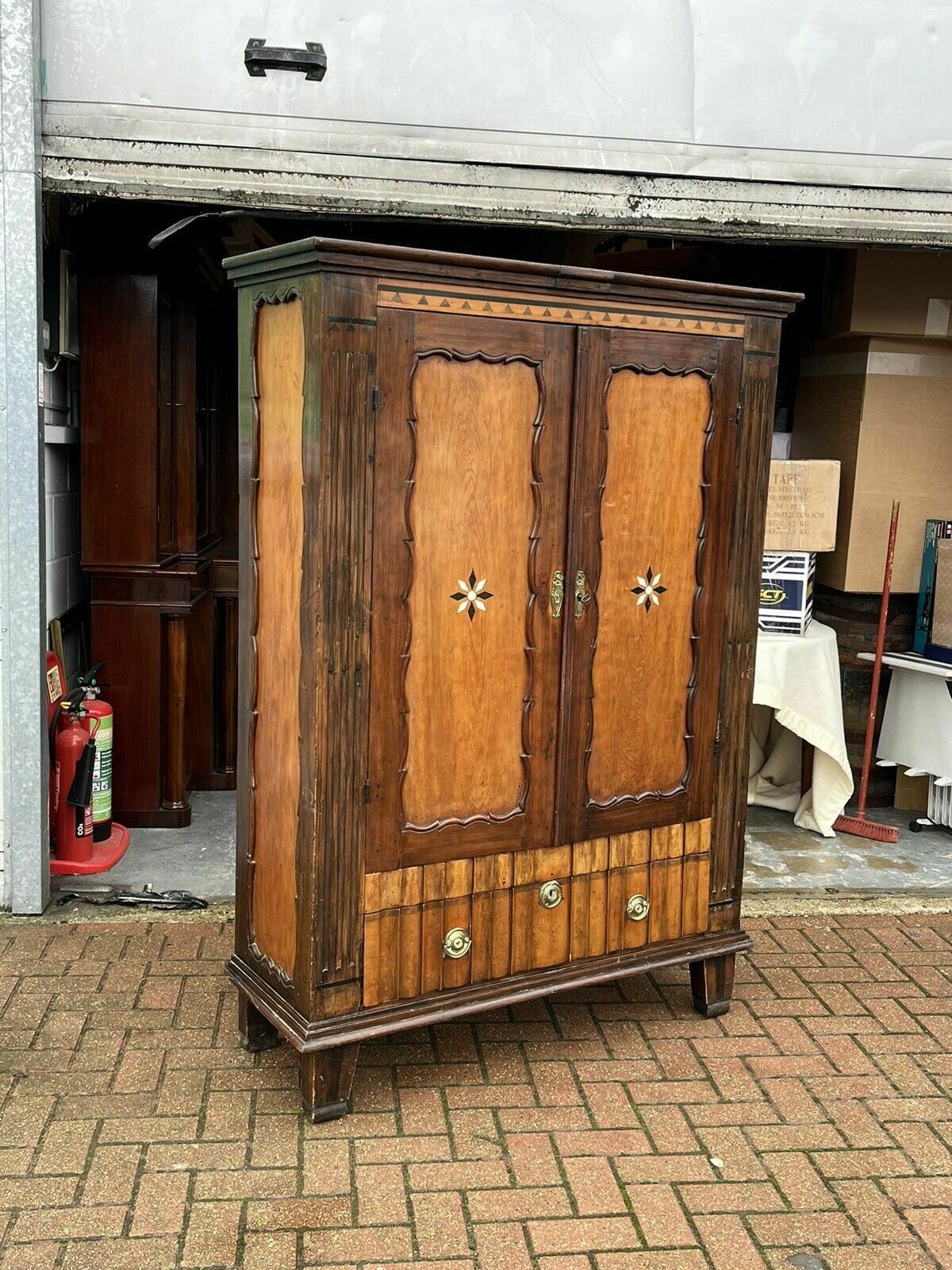 Antique Cabinet, Loads Of Storage, Secret Compartment. With Key photo furniture