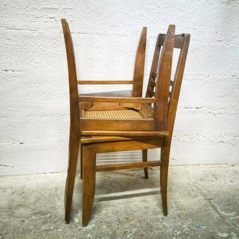 photo for sale Pair Of Vintage 50s Chairs, 1950s