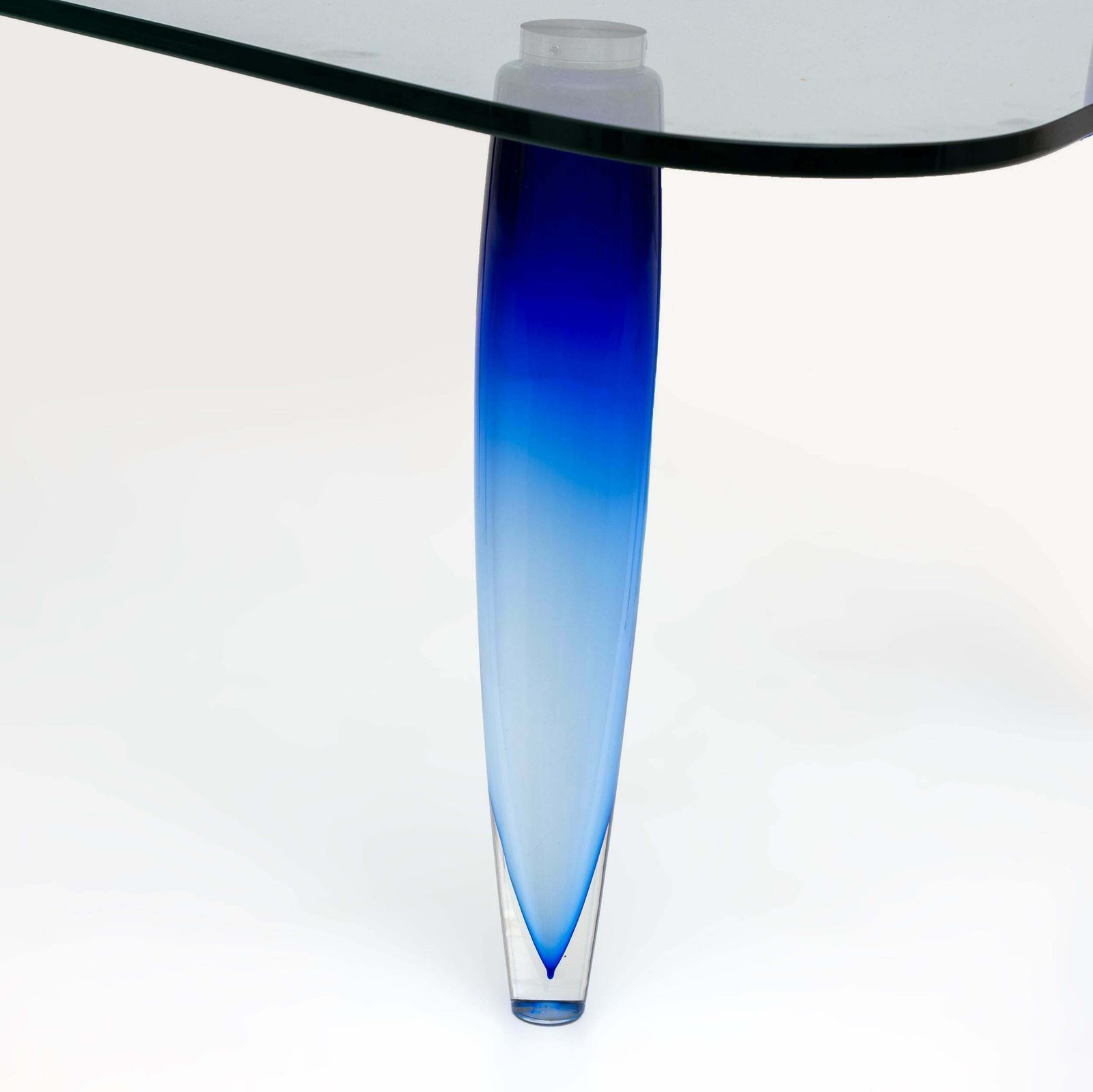 Produced By Seguso Modern Murano Glass Coffee Table For Roche Bobois, 1990s photo 3824.0