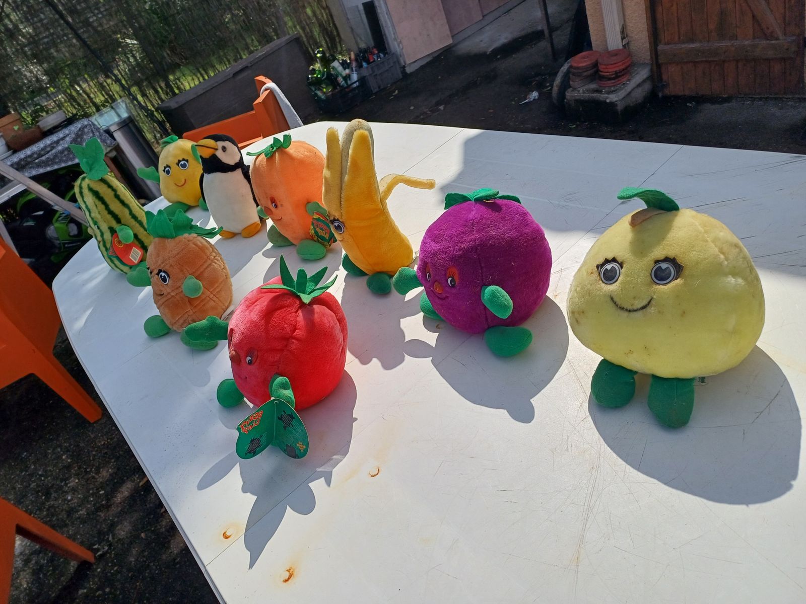 9 Vintage Pizza Pals Plush Toys photo for sale