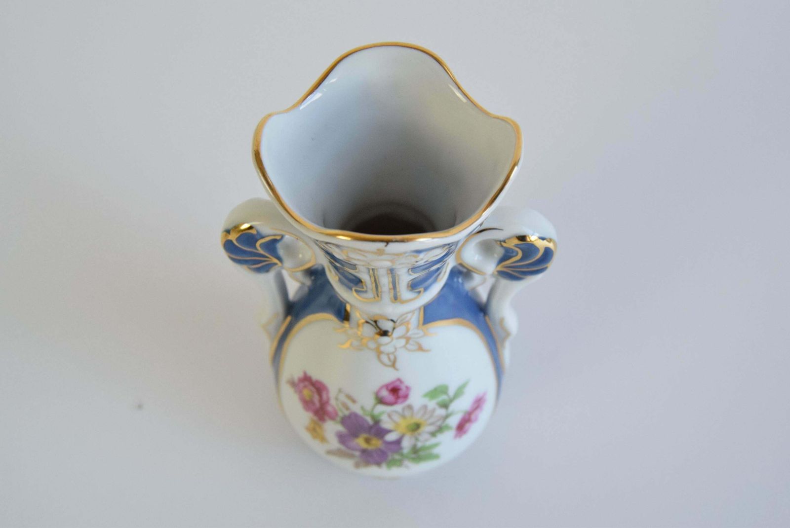 Porcelain Vase By Royal Dux, 1960's. photo vintage
