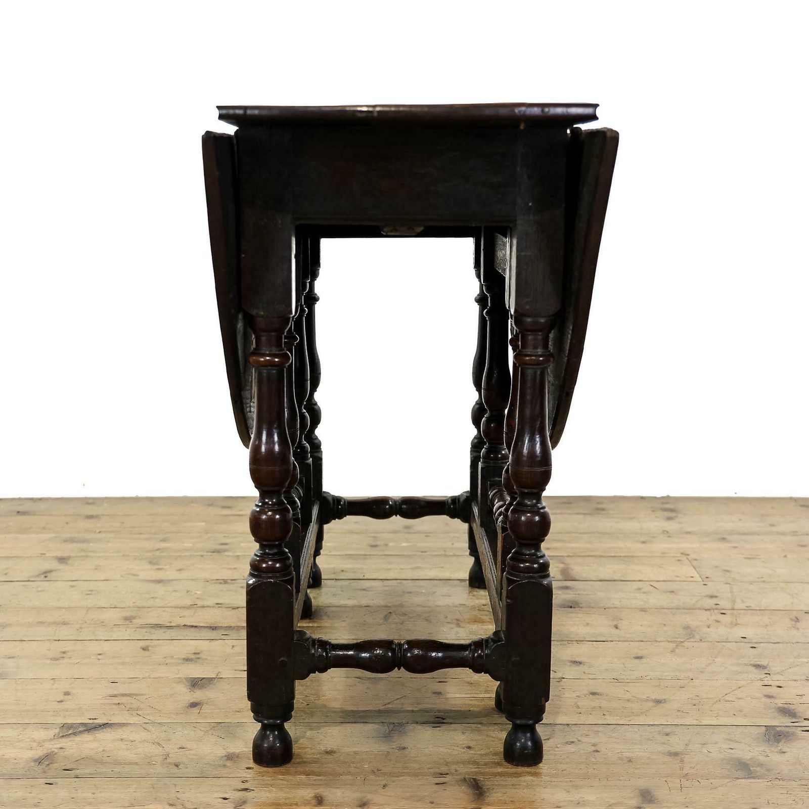 18th Century Antique Oak Gate Leg Table | Drop Leaf Table | Antique Oak Extending Table | Console Table photo furniture