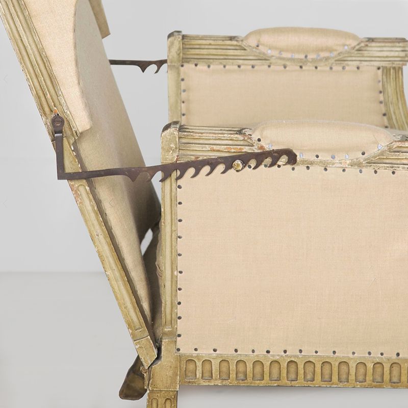 French 19th Century Reclining Wing Chair photo 3600.0