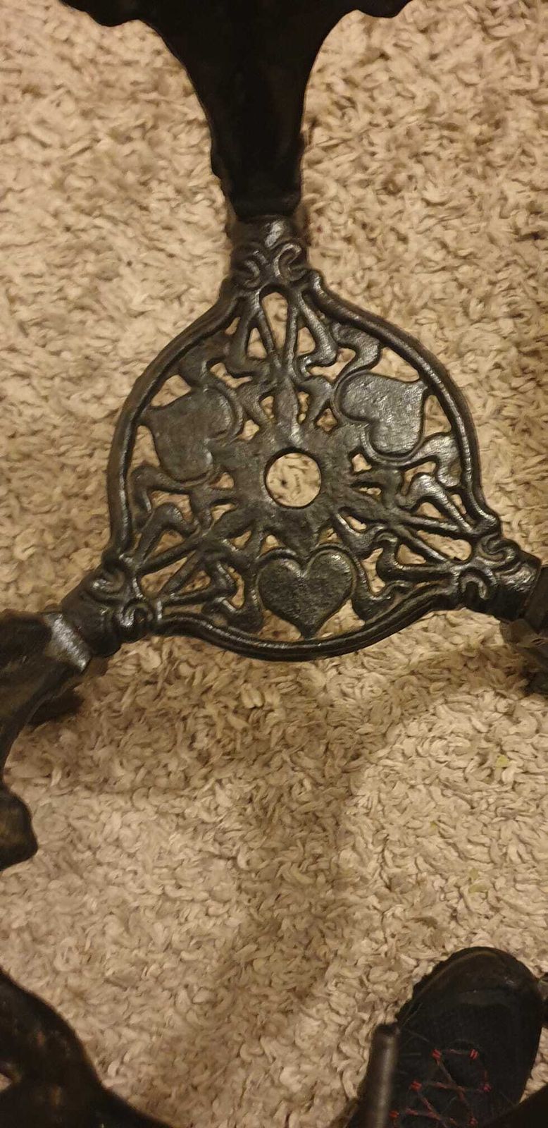 Antique Britannia Table, English, Cast Iron, Beech, Garden, Outdoor photo for sale