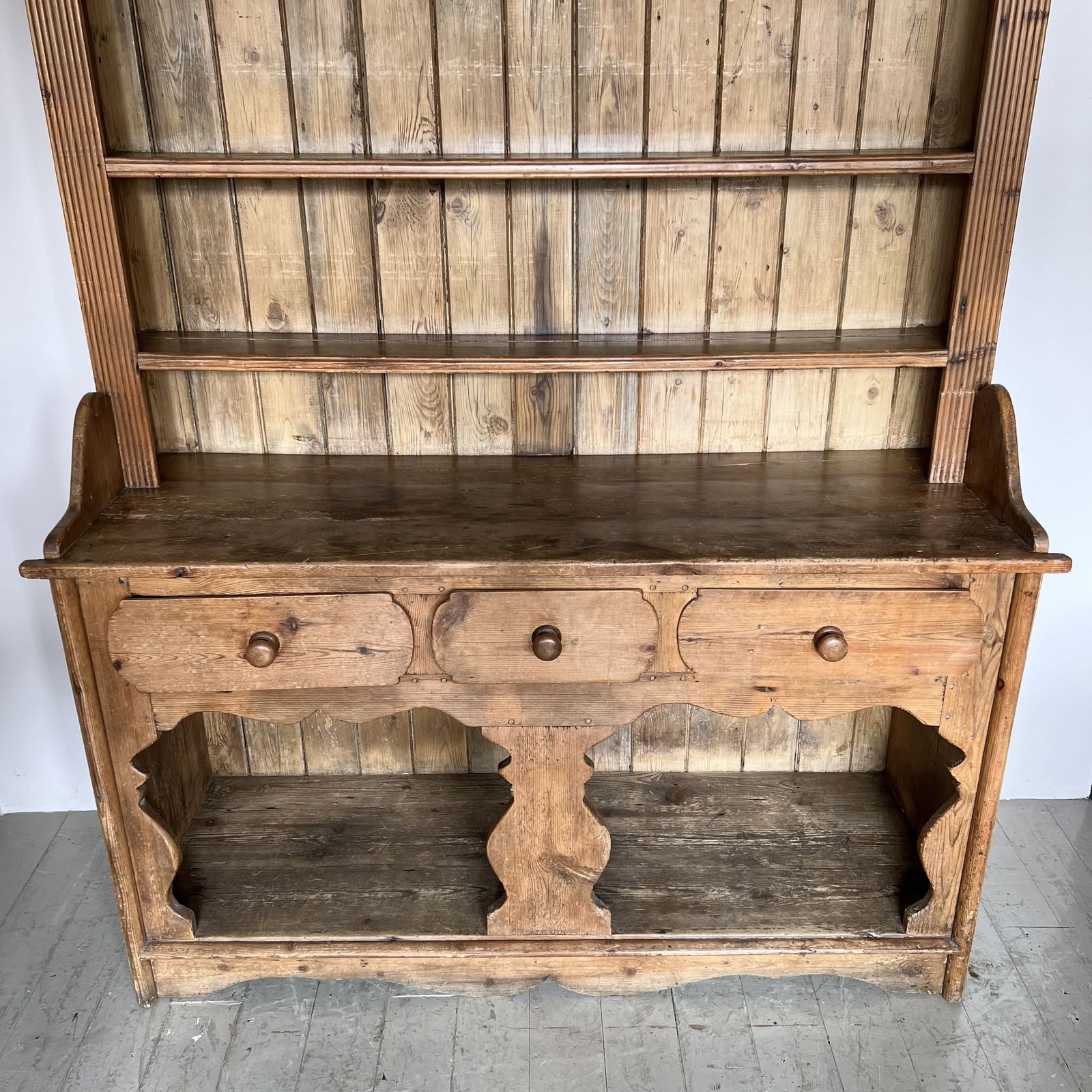 Large 19th Century Pine Farmhouse Dresser photo buy