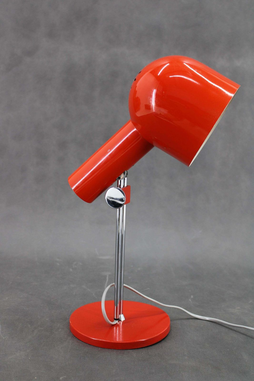 1960s Josef Hurka Red Desk Lamp For Napako , Czechoslovakia photo 382.0