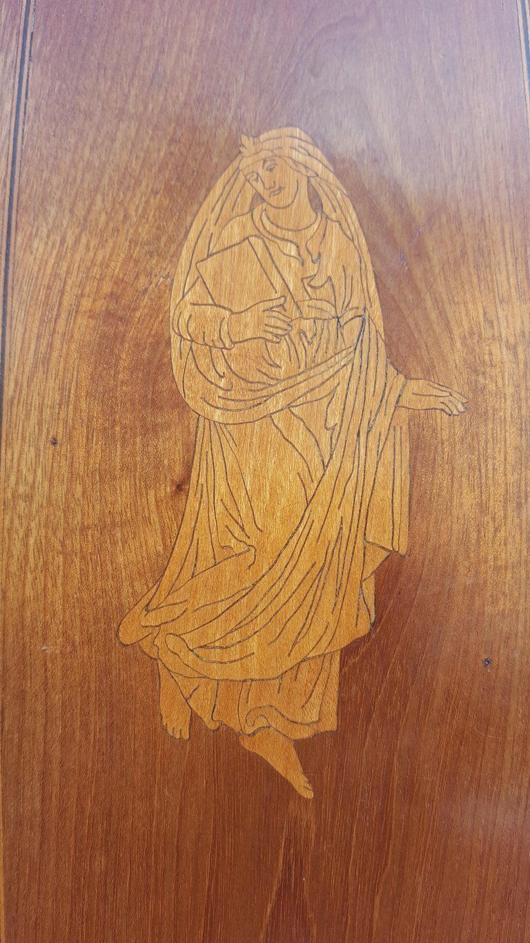 Art Deco Carver Chairs Biedermeier Swedish Antique Early 1900s Marquetry Inlays photo Furniture
