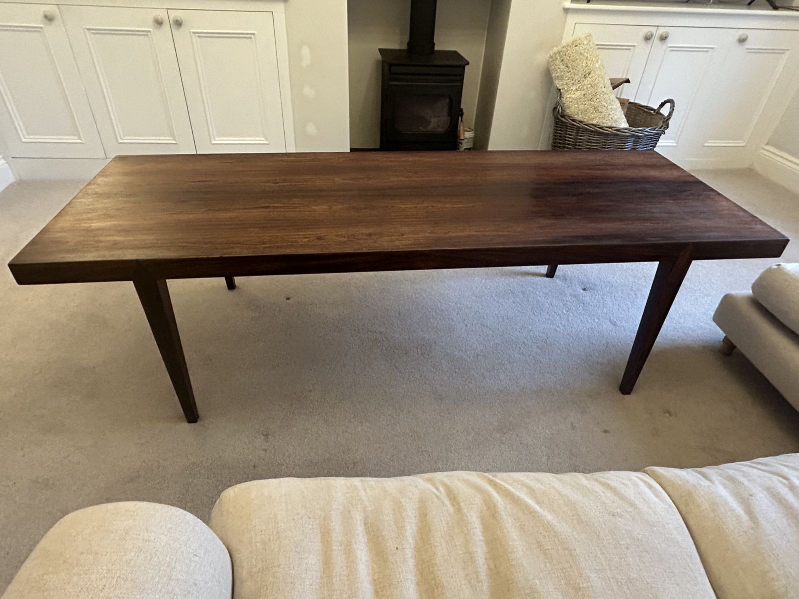 Severin Hansen Coffee Table In Rosewood For Haslev Mobelsnedkeri, Denmark 1960's photo furniture