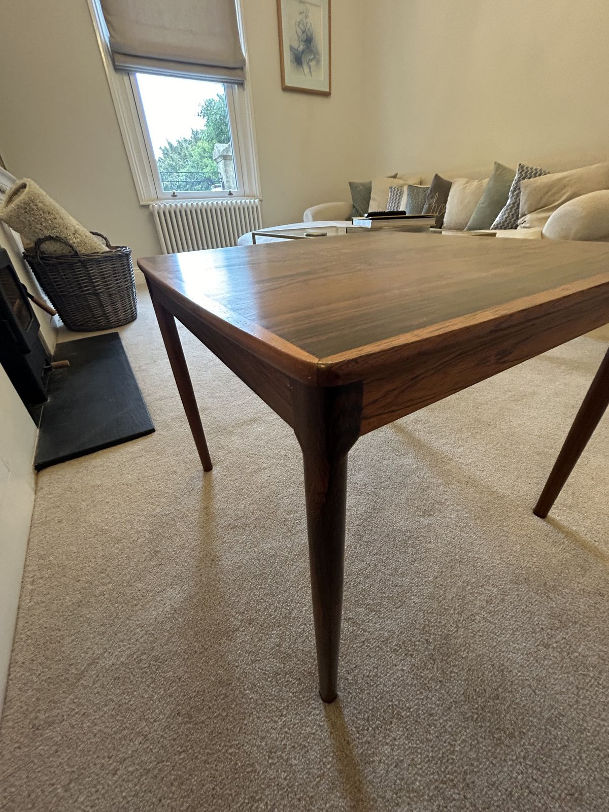 photo furniture Vintage Rosewood Side Table By Yngvar Sandström For Seffle Möbelfabrik 1960s