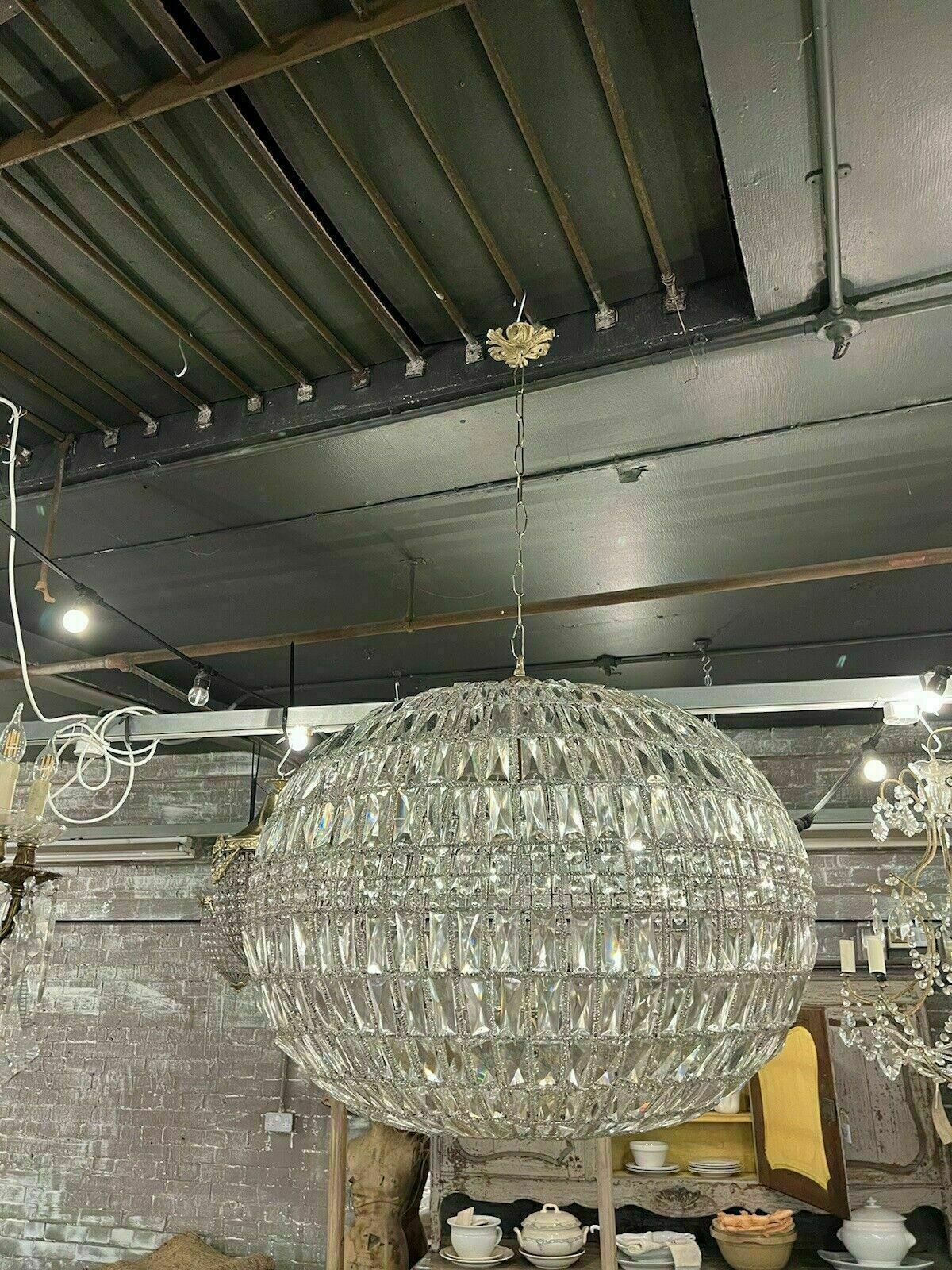 Lovely, French Style Chandelier,  Vintage, Ball Light photo for sale