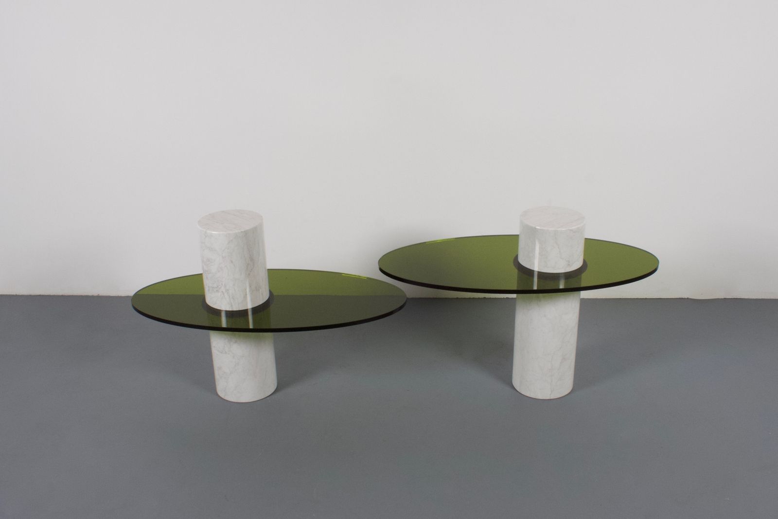 Set Of Impressive Italian Lucite And Marble Tables, 1970s photo 5580.0
