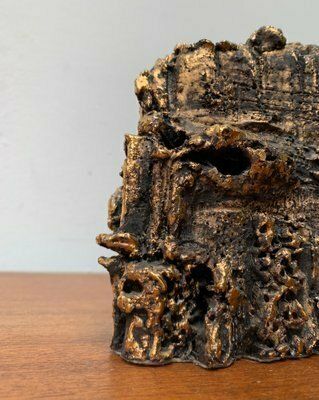 Herta Von Klot, German Brutalist Sculpture, 1960s, Ceramic photo Art