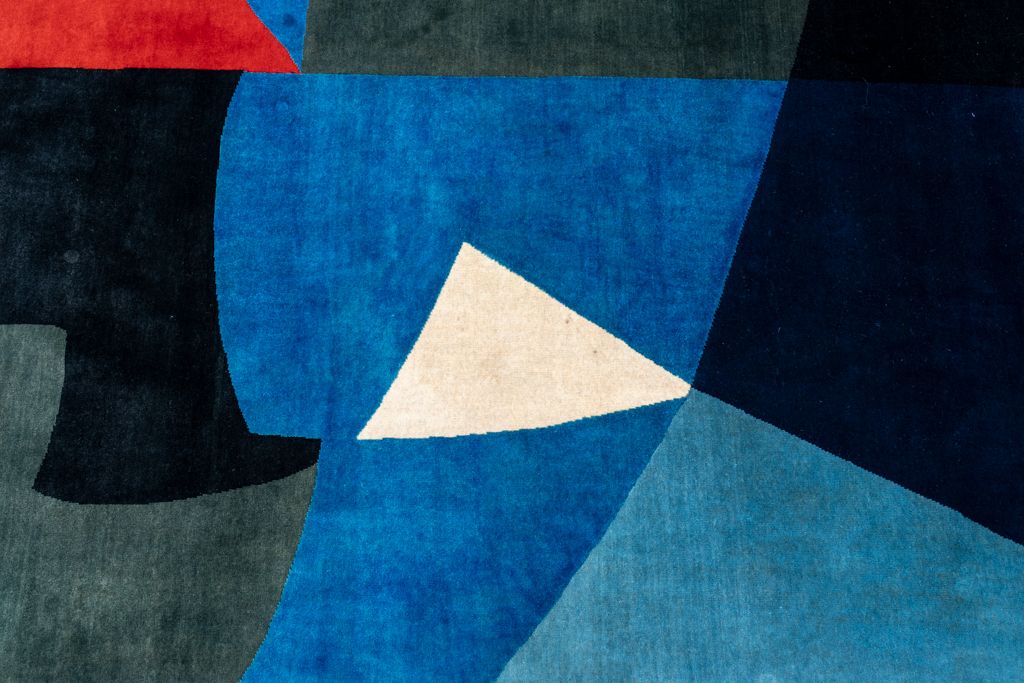 Hand Woven Tapestry Inspired By Serge Poliakoff. Year 2023. Ls58095509e photo Textiles
