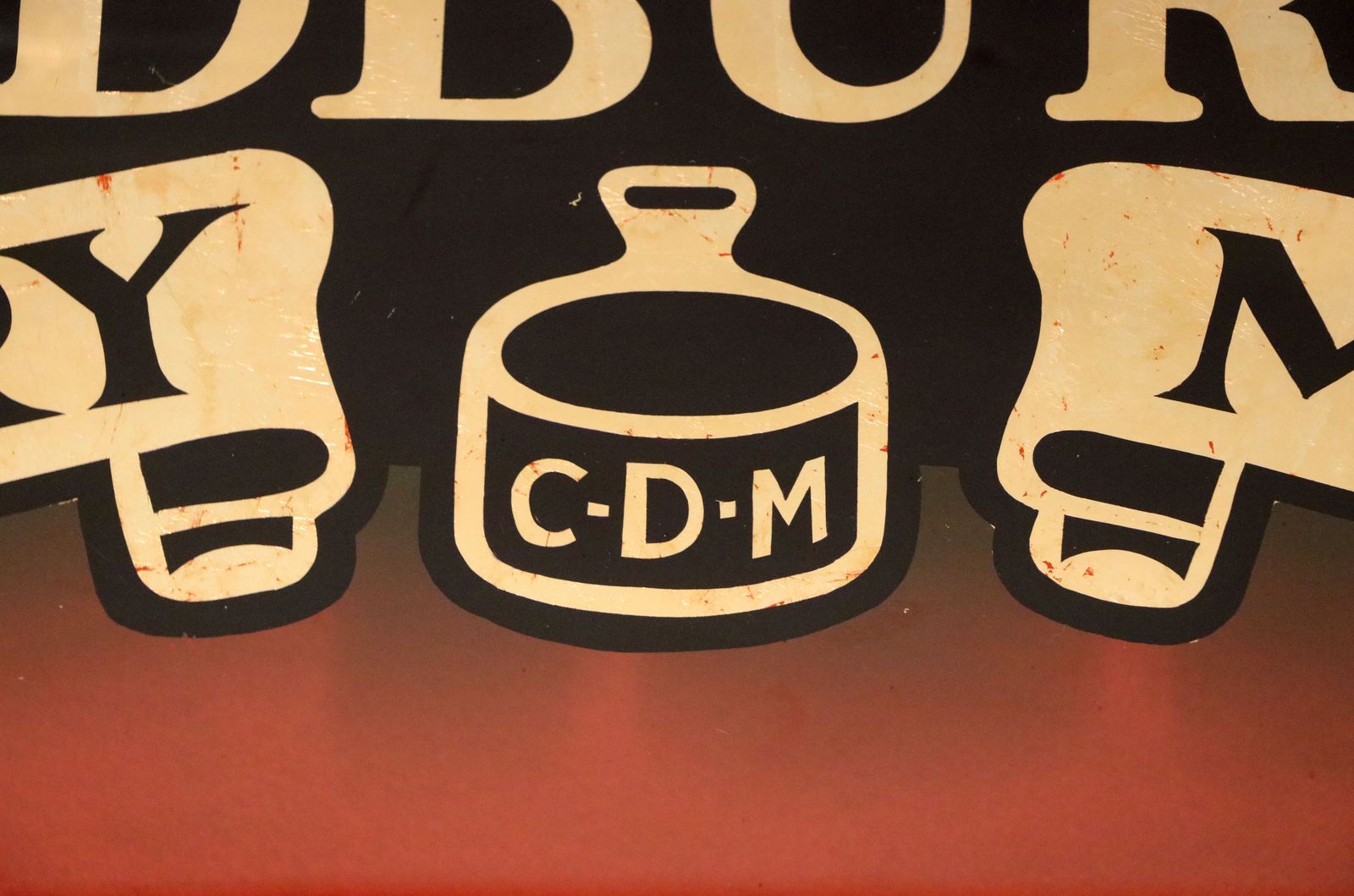 395.0 A Superb Wedge Shaped Countertop Display Cabinet, Later Hand Sign Written For Cadburys Dairy Milk Chocolate. photo
