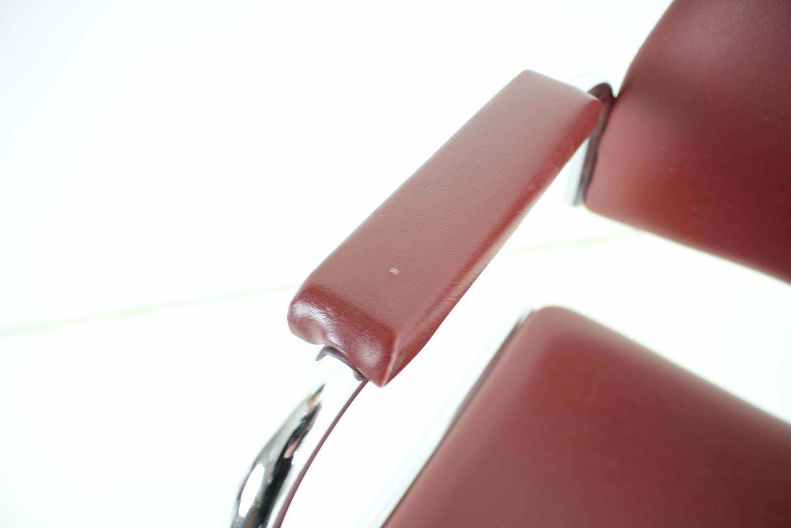 Chrome (Faux) Leather Armchair By Kovona, 1980's, Czechoslovakia photo vinterior