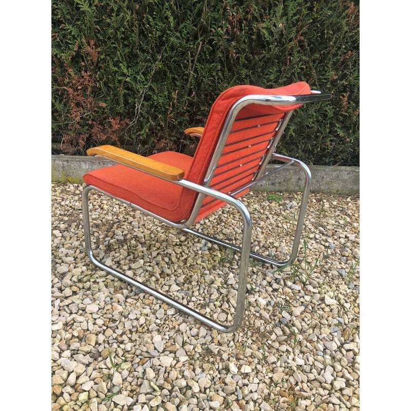 Pair Of Vintage Mb Lounge Armchairs By Marcel Breuer For Knoll photo 4338.0