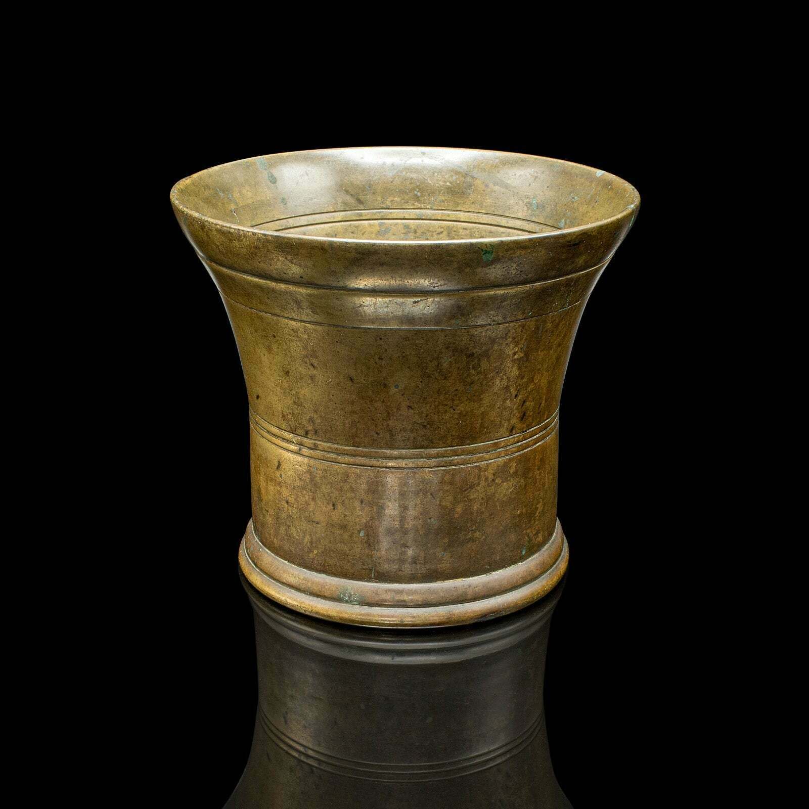 Duo Of Antique Mortars, Pestle, English, Bronze, Apothecary Aid, Early Georgian photo for sale