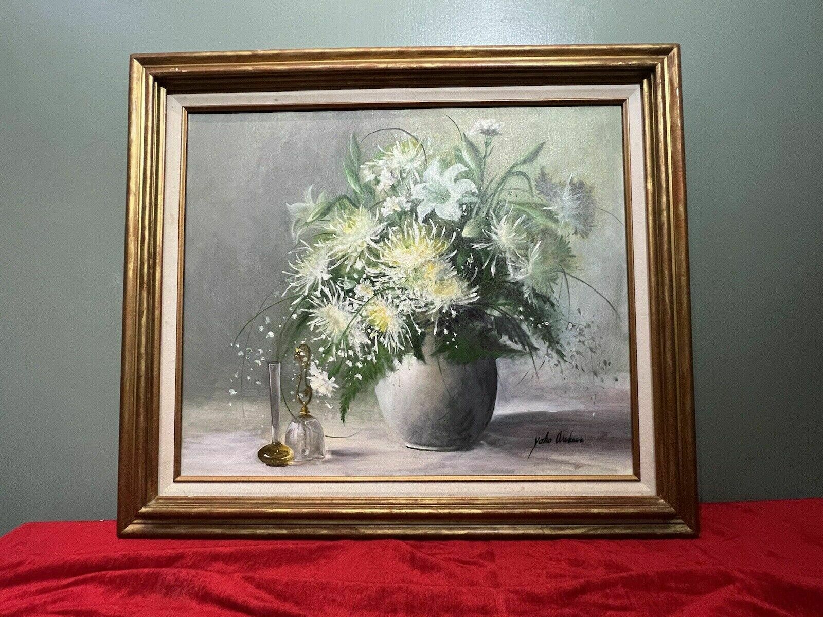 Art Yoko Arakana Chrysanthemum Bouquet Still Life photo