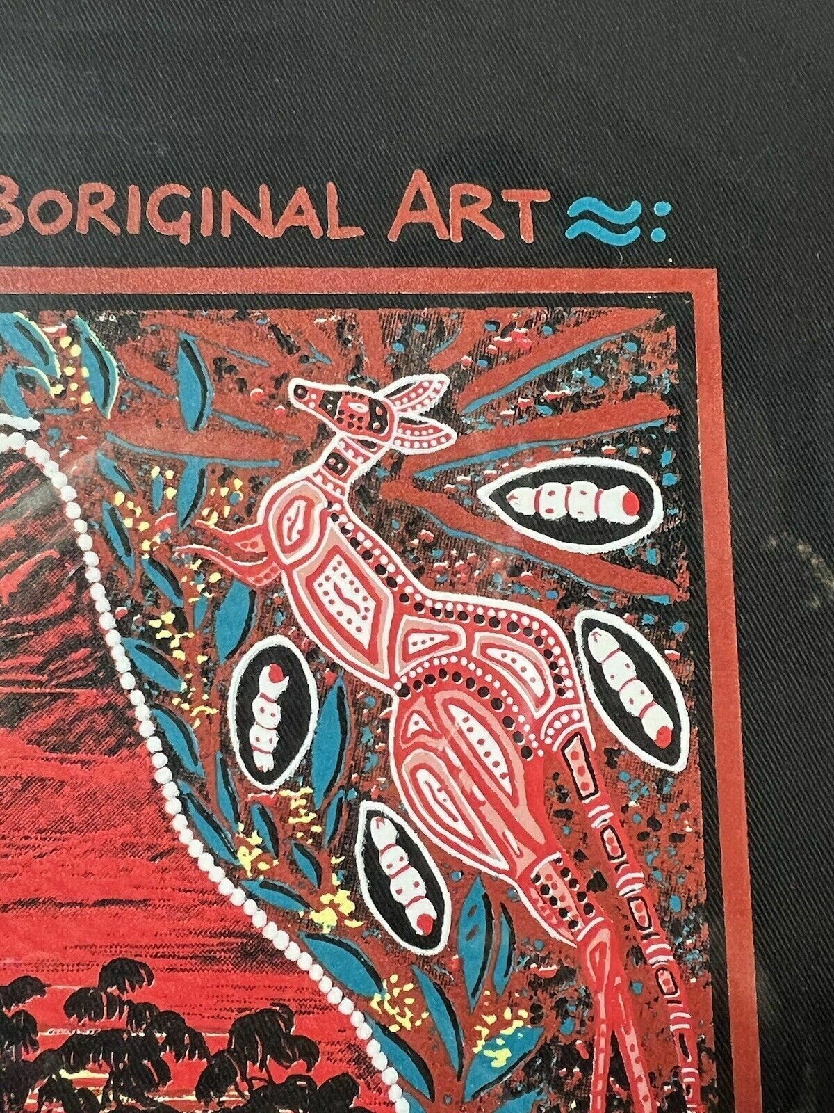 Art Australian Bulurru Aboriginal Artwork Titled 'Ngura Our Land' By Artist Tjinta photo