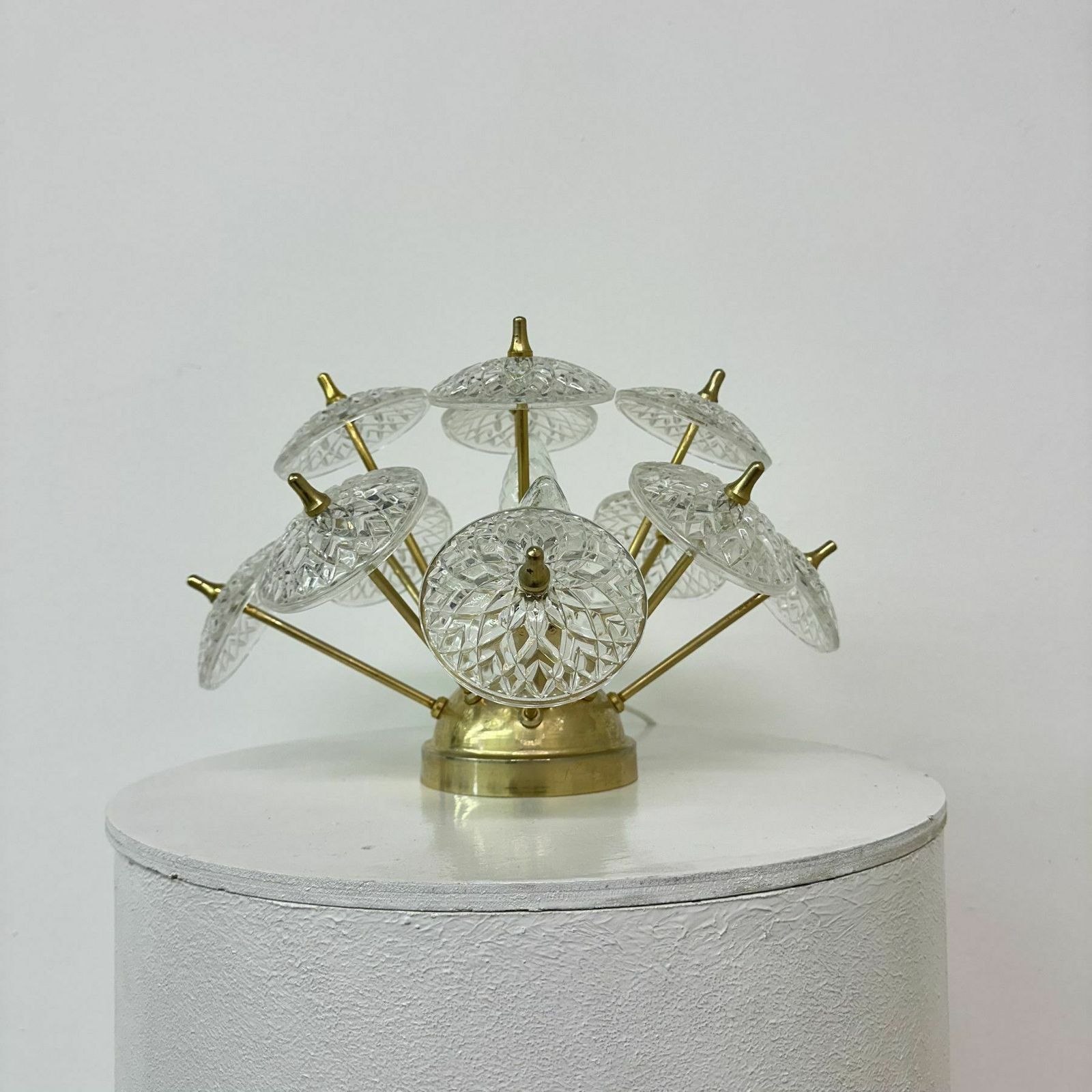 Val Saint Lambert Sputniks Wandlamp, Jaren 1960 photo Verlichting
