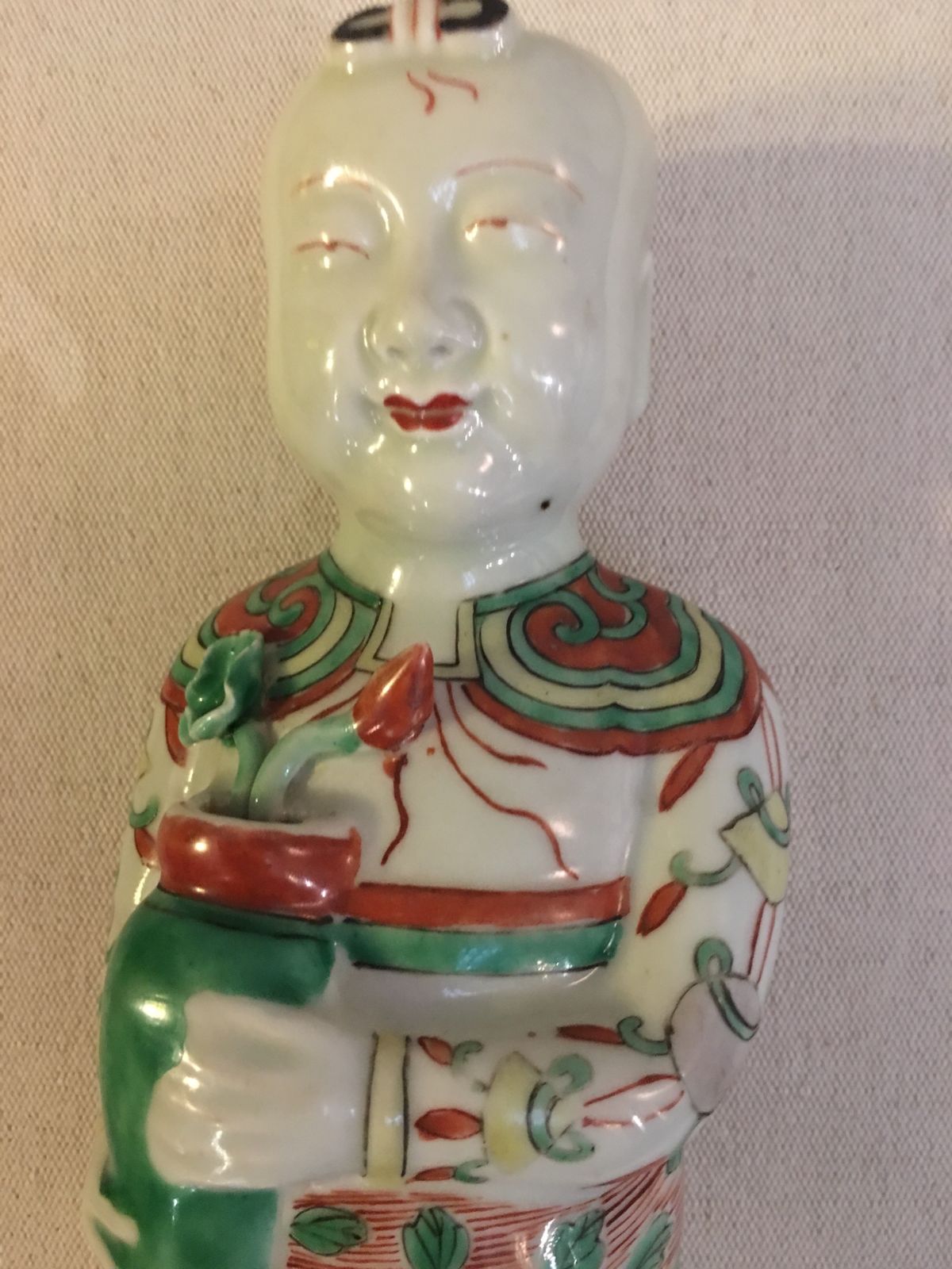 ''Ho Ho Boy'' Chinese Porcelaine Period Kang Hsi Second Half Of The 17th Century photo for sale