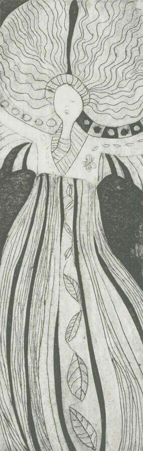 Patricia Johnstone (1944 2023) Contemporary Etching, Lady Of The Lake