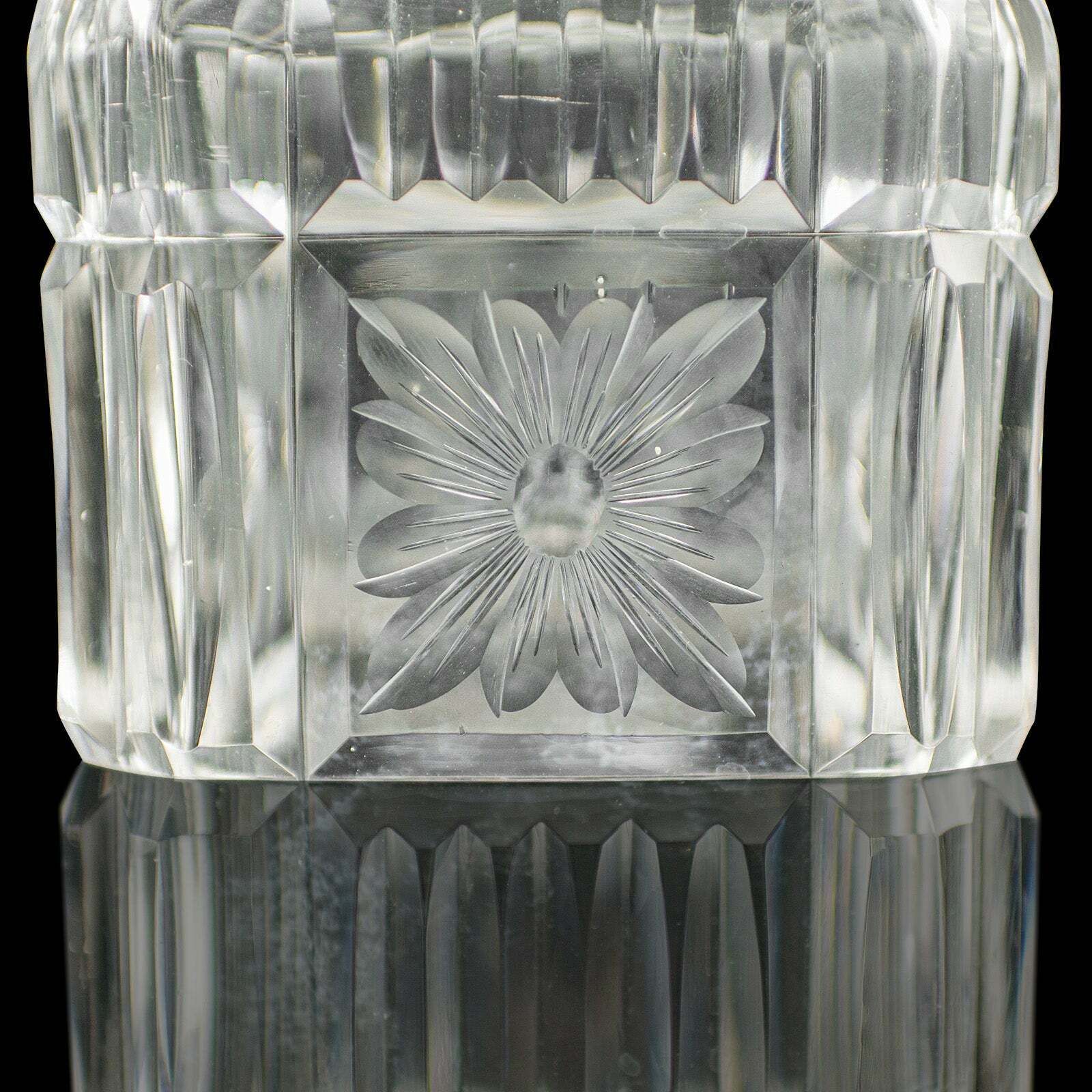 photo for sale Antique Decanter Service, English, Crystal Glass, Pair, Mappin & Webb, Edwardian
