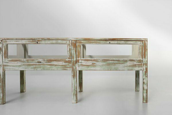 Large Antique Rustic Oak Display Case, 1890s photo for sale