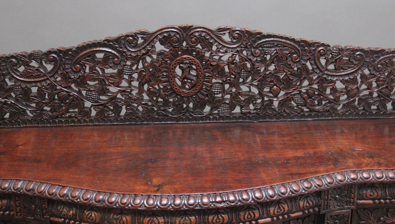 19th Century Anglo Indian Carved Cabinet photo buy