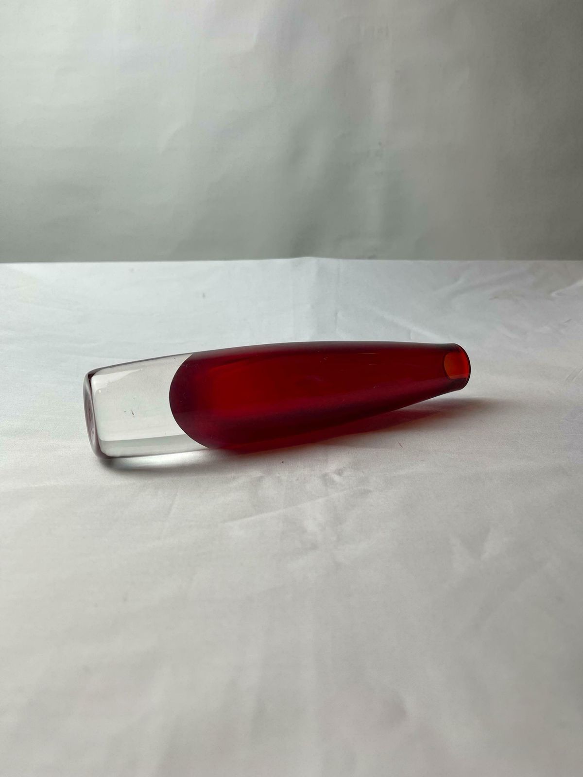 Swedish Glass Vases / Scandinavian / 60s / Mid Century Modern / Modernist / Collectible / Art Glass / Green / Blue / Red photo Home Decor