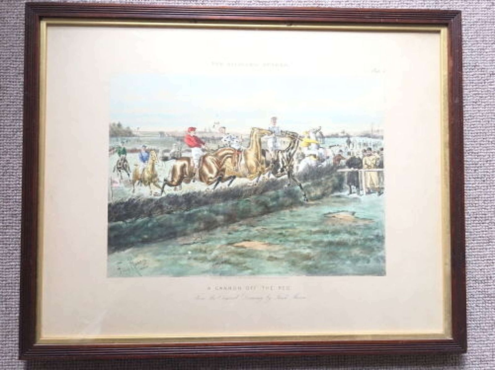 After George Finch Mason   A Set Of Four Aquatints   'The Billiard Sta