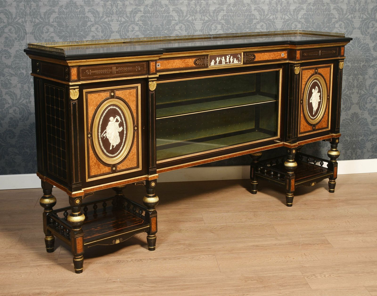 English Coromandel Cabinet By Lamb Of Manchester photo for sale