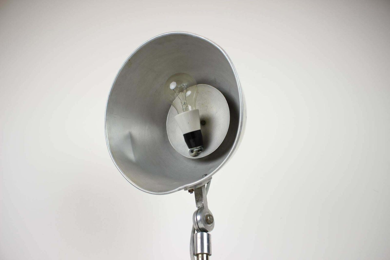 Rare Functionalist Table Lamp, Czechoslovakia, 1920's photo Lighting