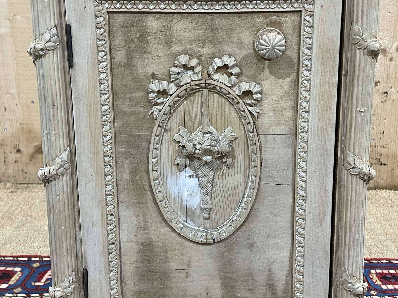 photo furniture English Fir Bedside Table From The 1950s