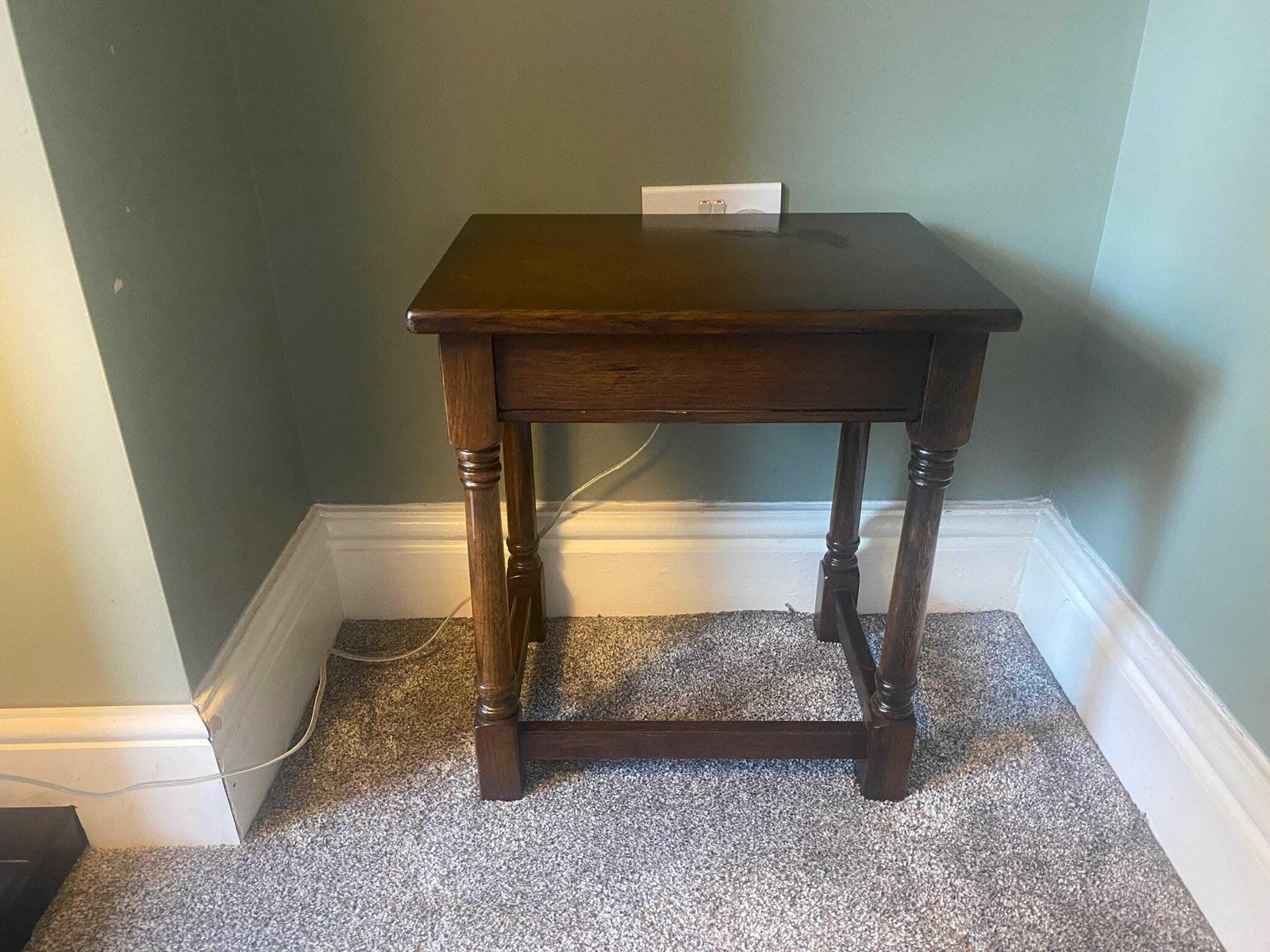Antique Vintage Plant Stand, Side Table, Coffee Table, Occasional Table photo furniture