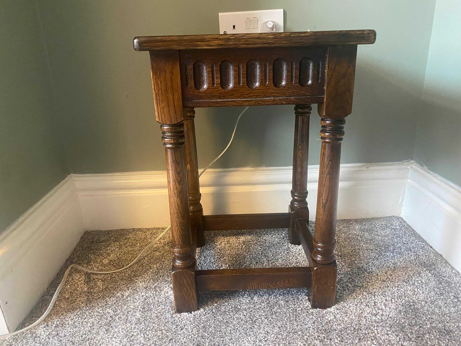 Antique Vintage Plant Stand, Side Table, Coffee Table, Occasional Table photo for sale