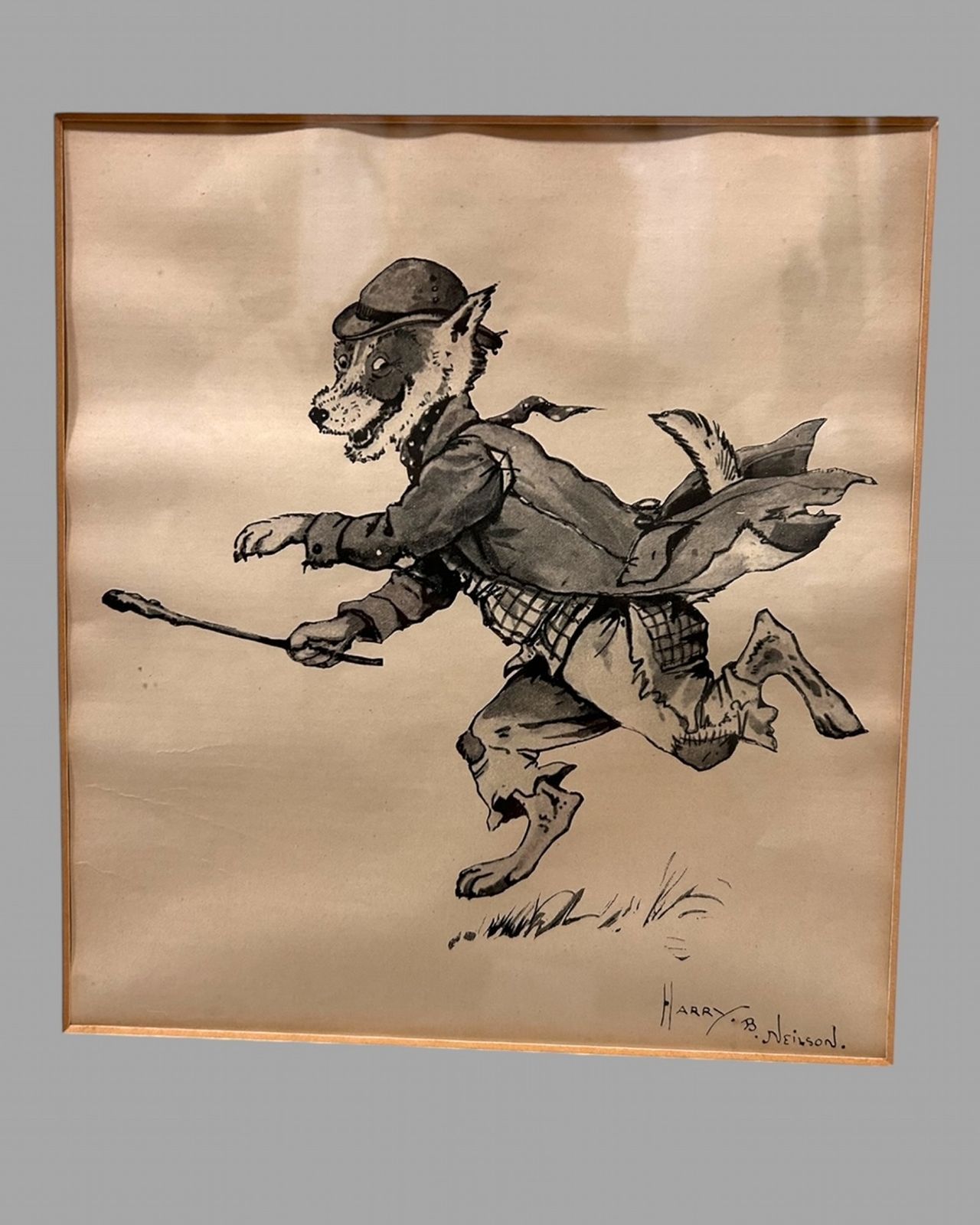 A Humorous Print By Henry Neilson photo furniture
