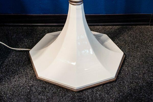 Enamelled Metal Floor Lamp From Pouenat, 1970s photo 1247.0