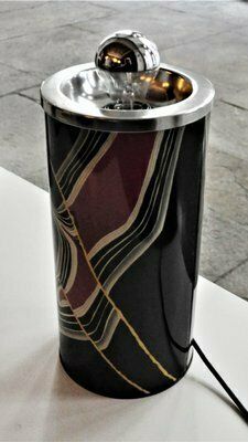 Table Lamp With Basket And Pocket Tray In Silk Screened Aluminium By Archizoom Associati For Poltronova, 1968, Set Of 3 photo Lighting