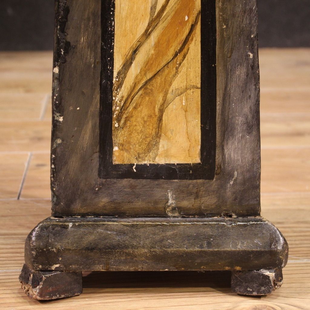 Great Painted Wooden Obelisks From The 20th Century photo for sale