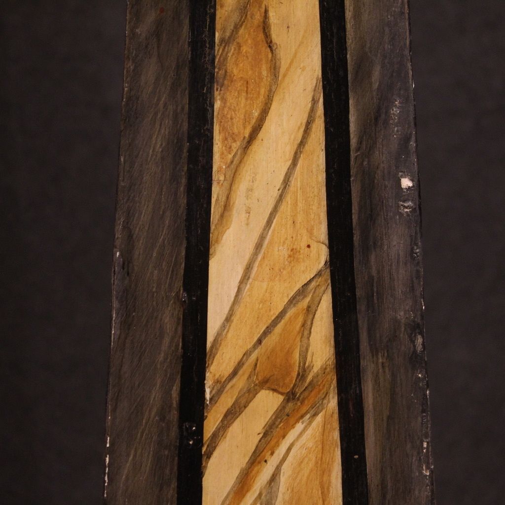 Great Painted Wooden Obelisks From The 20th Century photo Home Decor