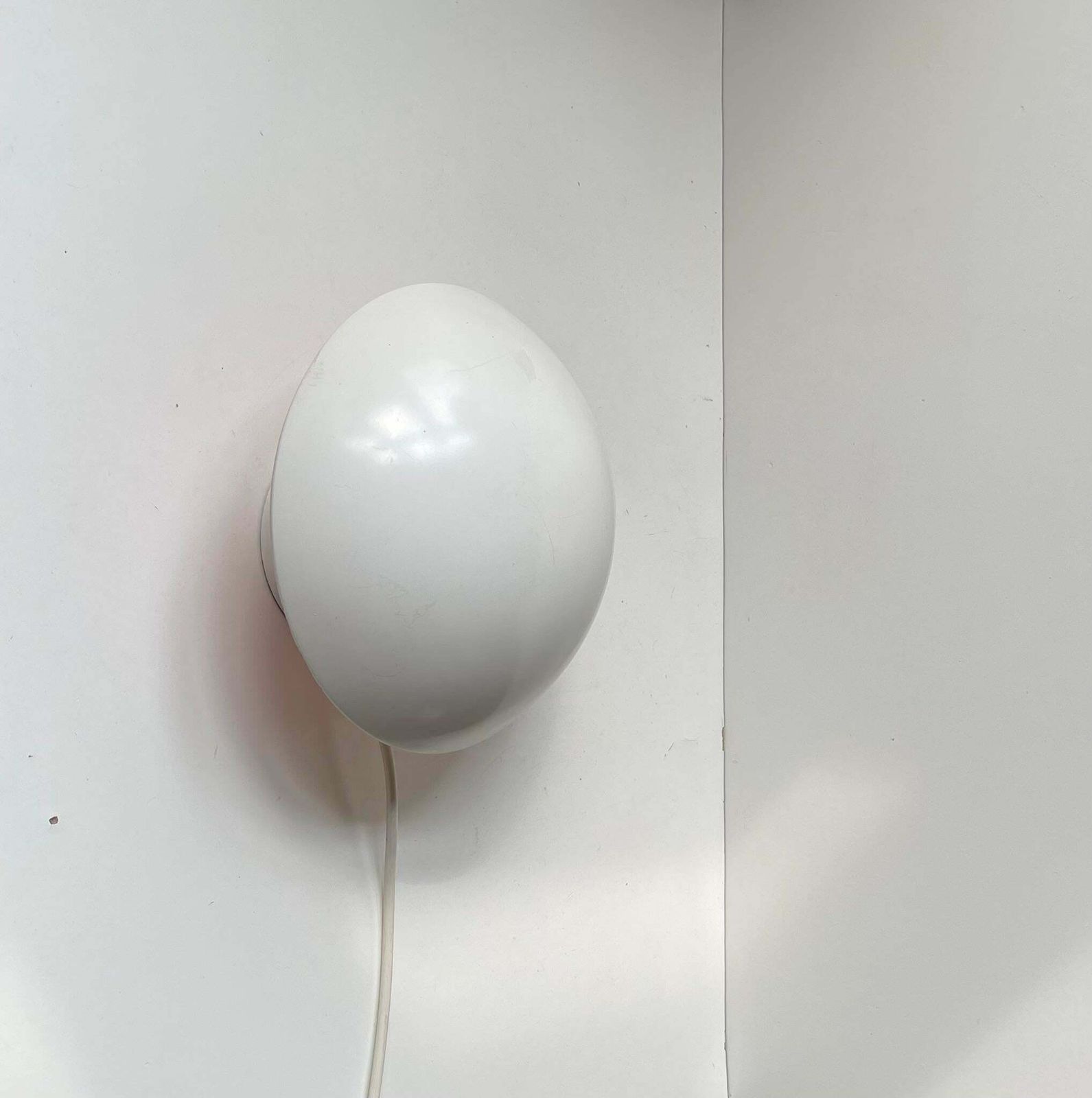Vintage White Ph Hat Wall Sconce By Poul Henningsen For Louis Poulsen, 1970s photo for sale