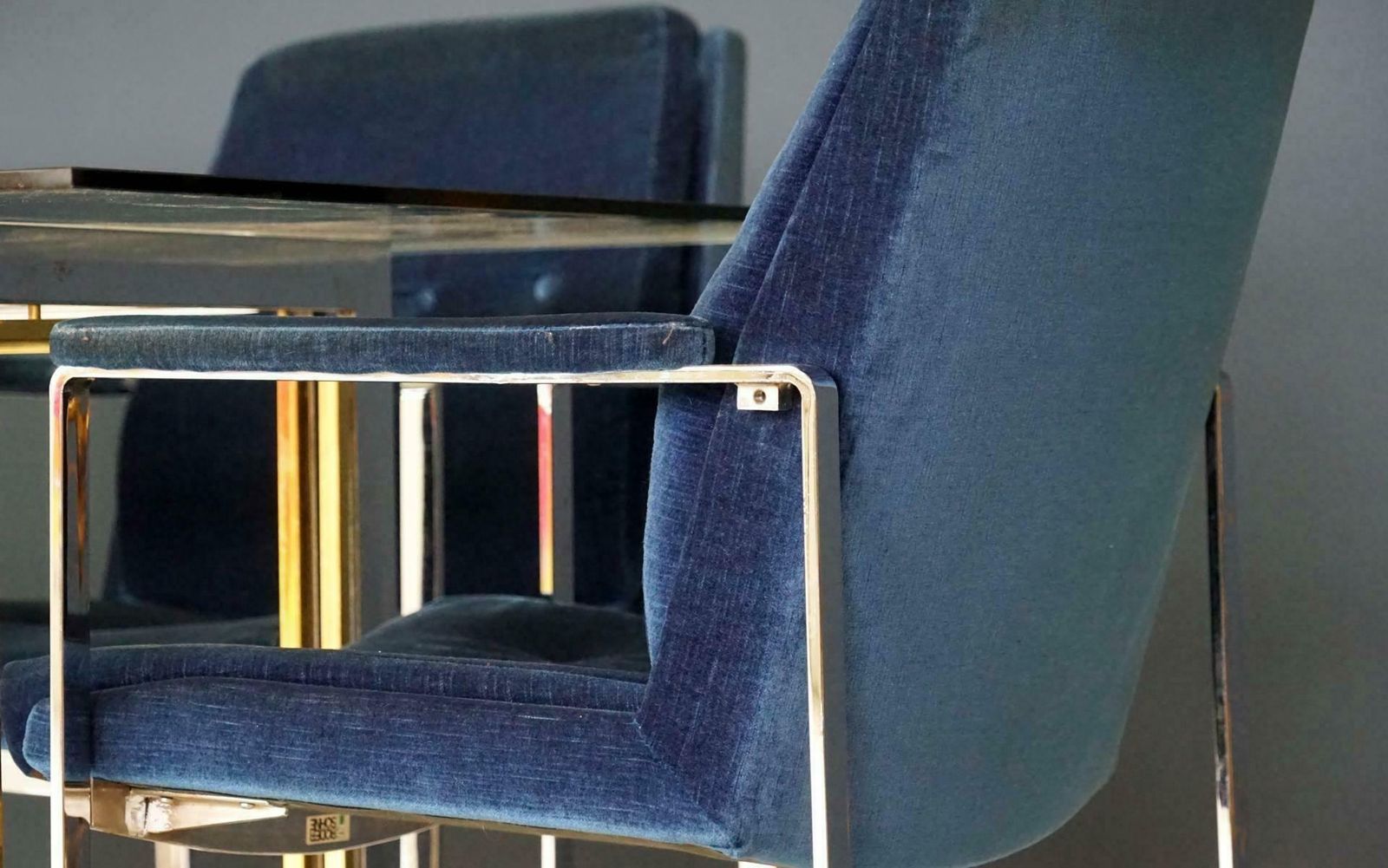 photo furniture Set Of Four Velvet Armchairs By Miller Borgsen Röder & Söhne