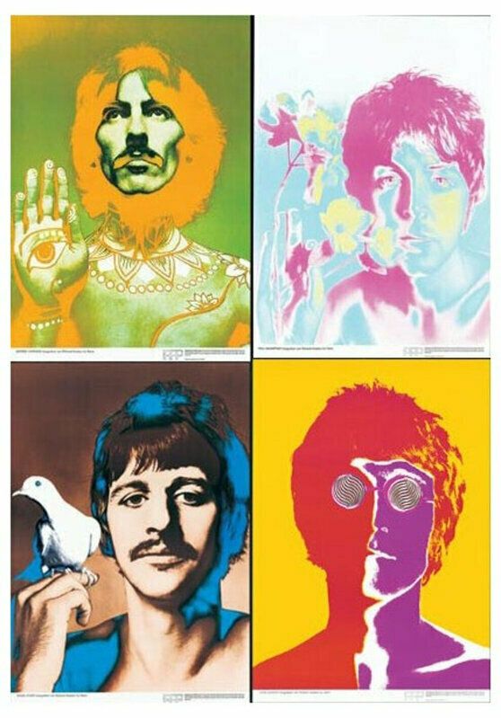 Richard Avedon The Beatles By Richard Avedon For Stern 1967 Poster Set Original Printing, 1967