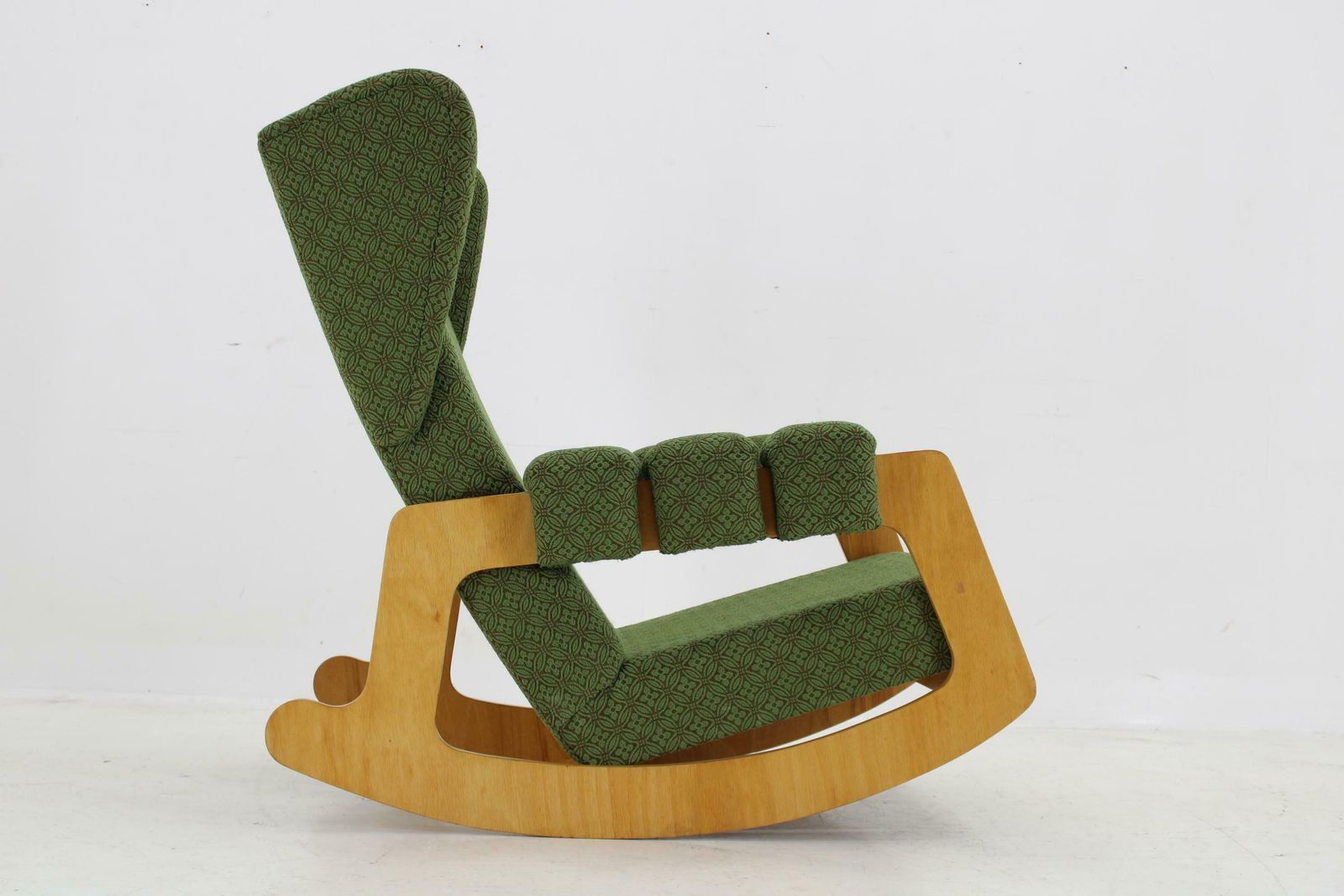 1970s Large Rare Brutalist Rocking Chair, Czechoslovakia photo for sale