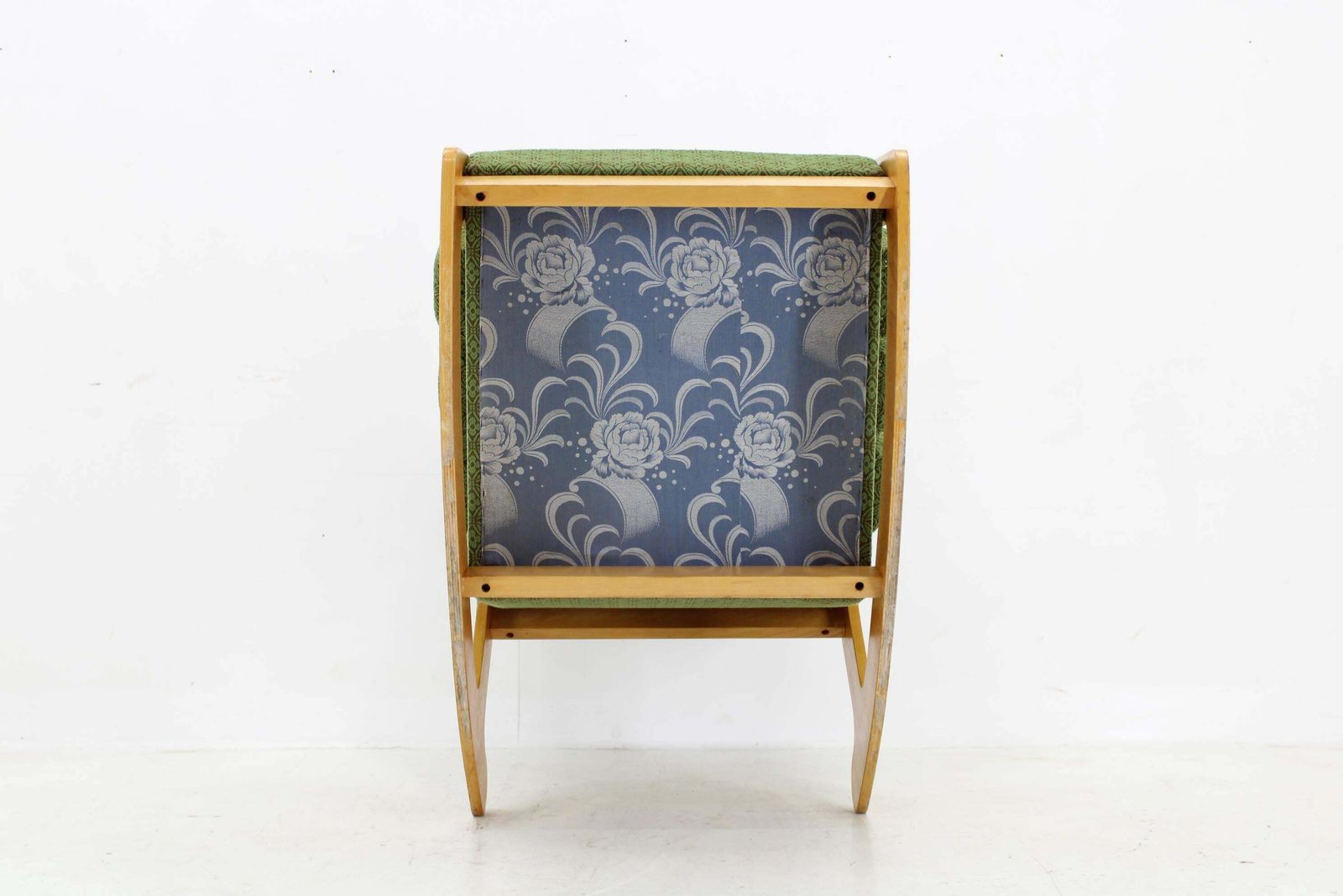1970s Large Rare Brutalist Rocking Chair, Czechoslovakia photo vinterior