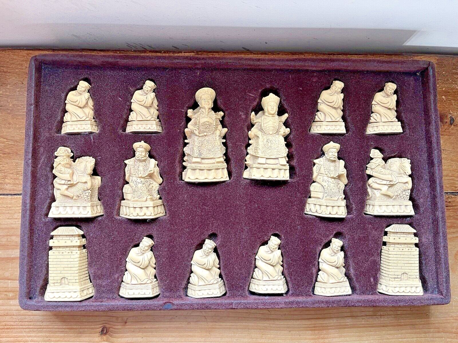 Quality Sac Studio Anne Carlton Shanghai Chinese Oriental Chess Set & Board A141 photo buy
